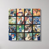 Pierre-Auguste Renoir - Masterpiece Grid Collage Leinwanddruck (Vorderseite)