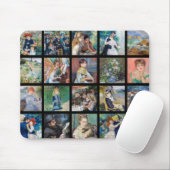 Pierre-Auguste Renoir - Masterpiece Grid Collage Mousepad (Mit Mouse)