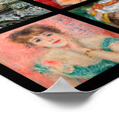 Pierre-Auguste Renoir - Masterpiece Grid Collage Poster (Ecke)