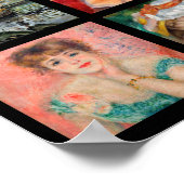 Pierre-Auguste Renoir - Masterpiece Grid Collage Poster (Ecke)