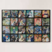 Pierre-Auguste Renoir - Masterpiece Grid Collage Puzzle (Horizontal)