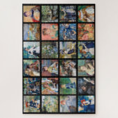 Pierre-Auguste Renoir - Masterpiece Grid Collage Puzzle (Vertikal)