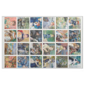 Pierre-Auguste Renoir - Masterpiece Grid Collage Stoff (Yard (91,4 cm))