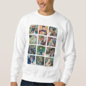 Pierre-Auguste Renoir - Masterpiece Grid Collage Sweatshirt (Vorderseite)
