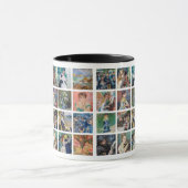 Pierre-Auguste Renoir - Masterpiece Grid Collage Tasse (Zentrum)