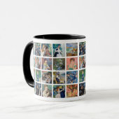 Pierre-Auguste Renoir - Masterpiece Grid Collage Tasse (Vorderseite Links)