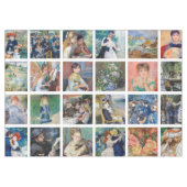 Pierre-Auguste Renoir - Masterpiece Grid Collage Tischdecke (Vorderseite (Horizontal))