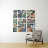 Pierre-Auguste Renoir - Masterpiece Grid Collage Wandteppich (Beispiel (Horizontal))