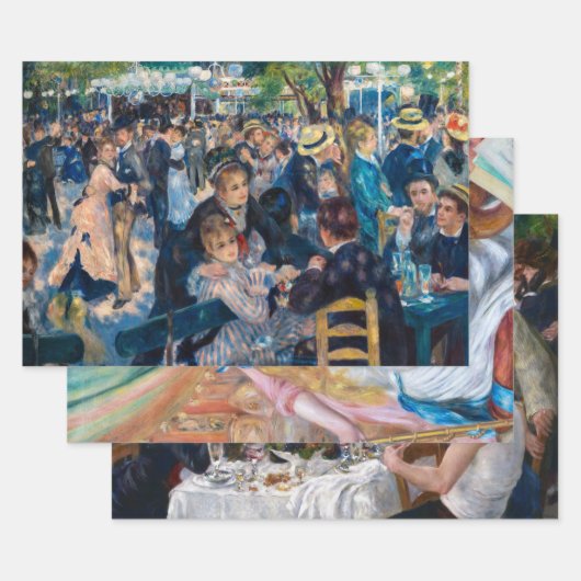 Pierre-Auguste Renoir - Masterpiece Selection Geschenkpapier Set (Set)