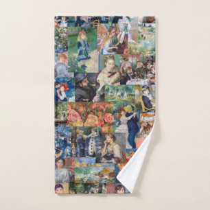 Pierre-Auguste Renoir - Meisterwerke Patchwork Badhandtuch Set