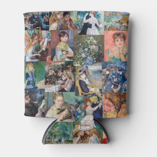 Pierre-Auguste Renoir - Meisterwerke Patchwork Dosenkühler (Vorderseite)