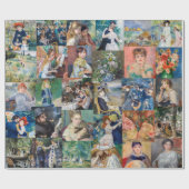 Pierre-Auguste Renoir - Meisterwerke Patchwork Geschenkpapier (Flach)