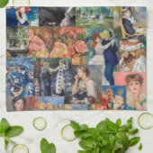 Pierre-Auguste Renoir - Meisterwerke Patchwork Geschirrtuch (Gefaltet)