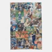 Pierre-Auguste Renoir - Meisterwerke Patchwork Geschirrtuch (Vertikal)