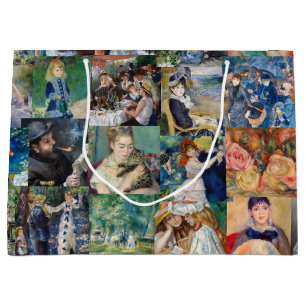 Pierre-Auguste Renoir - Meisterwerke Patchwork Große Geschenktüte