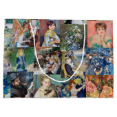 Pierre-Auguste Renoir - Meisterwerke Patchwork Große Geschenktüte (Rückseite)