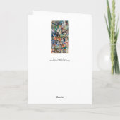 Pierre-Auguste Renoir - Meisterwerke Patchwork Karte (Rückseite)