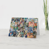 Pierre-Auguste Renoir - Meisterwerke Patchwork Karte (Vorderseite)