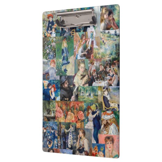 Pierre-Auguste Renoir - Meisterwerke Patchwork Klemmbrett (Links)