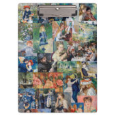 Pierre-Auguste Renoir - Meisterwerke Patchwork Klemmbrett (Vorderseite)