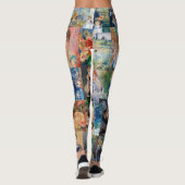 Pierre-Auguste Renoir - Meisterwerke Patchwork Leggings (Rückseite)