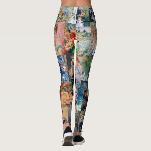 Pierre-Auguste Renoir - Meisterwerke Patchwork Leggings (Rückseite)