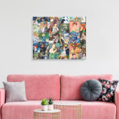 Pierre-Auguste Renoir - Meisterwerke Patchwork Leinwanddruck (Insitu (Wohnzimmer))