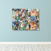 Pierre-Auguste Renoir - Meisterwerke Patchwork Leinwanddruck (Insitu (Holzboden))