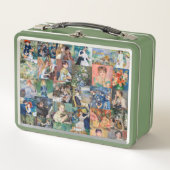 Pierre-Auguste Renoir - Meisterwerke Patchwork Metall Brotdose (Vorderseite)