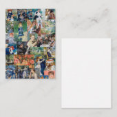 Pierre-Auguste Renoir - Meisterwerke Patchwork Mitteilungskarte (Vorne/Hinten)