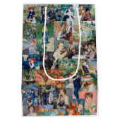 Pierre-Auguste Renoir - Meisterwerke Patchwork Mittlere Geschenktüte (Rückseite)