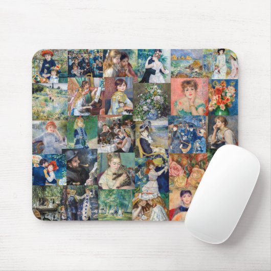 Pierre-Auguste Renoir - Meisterwerke Patchwork Mousepad (Mit Mouse)