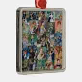 Pierre-Auguste Renoir - Meisterwerke Patchwork Ornament Aus Metall (Rechts)