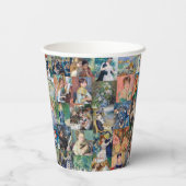 Pierre-Auguste Renoir - Meisterwerke Patchwork Pappbecher (Rückseite)