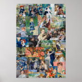 Pierre-Auguste Renoir - Meisterwerke Patchwork Poster (Vorne)