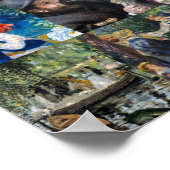 Pierre-Auguste Renoir - Meisterwerke Patchwork Poster (Ecke)