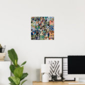 Pierre-Auguste Renoir - Meisterwerke Patchwork Poster (Heimbüro)