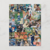Pierre-Auguste Renoir - Meisterwerke Patchwork Postkarte (Vorderseite)