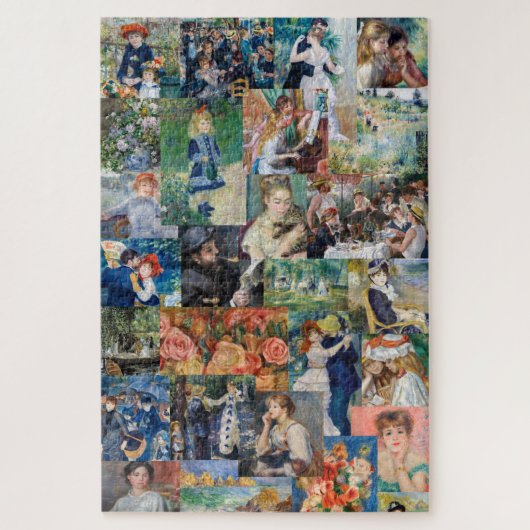 Pierre-Auguste Renoir - Meisterwerke Patchwork Puzzle (Vertikal)