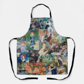 Pierre-Auguste Renoir - Meisterwerke Patchwork Schürze (Vorderseite)