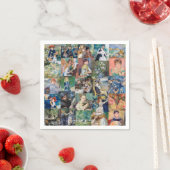 Pierre-Auguste Renoir - Meisterwerke Patchwork Serviette (Beispiel)