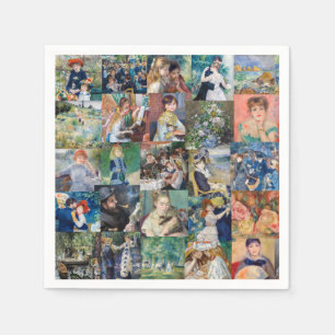 Pierre-Auguste Renoir - Meisterwerke Patchwork Serviette