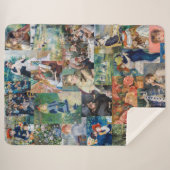 Pierre-Auguste Renoir - Meisterwerke Patchwork Sherpadecke (Vorderseite (Horizontal))