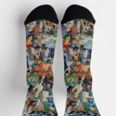 Pierre-Auguste Renoir - Meisterwerke Patchwork Socken (Oben)