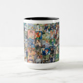 Pierre-Auguste Renoir - Meisterwerke Patchwork Tasse (Zentrum)