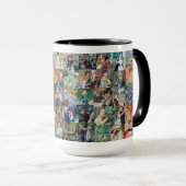 Pierre-Auguste Renoir - Meisterwerke Patchwork Tasse (VorderseiteRechts)