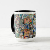 Pierre-Auguste Renoir - Meisterwerke Patchwork Tasse (Vorderseite Links)
