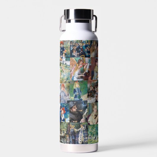 Pierre-Auguste Renoir - Meisterwerke Patchwork Trinkflasche (Vorne)