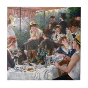 Pierre-Auguste Renoir - Mittagessen im Party Fliese