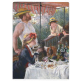 Pierre-Auguste Renoir - Mittagessen im Party Klemmbrett (Rückseite)